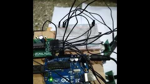 line follower robot using Arduino - project assignment for Skyfi Labs online course - by rakshith