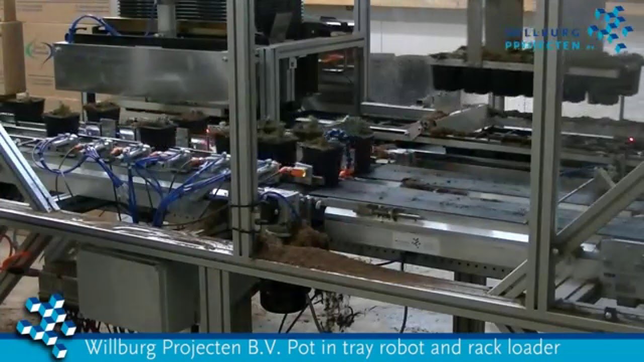 Willburg Projecten B.V - Pot in tray robot