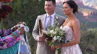 Sedona, AZ - Native American Wedding Ceremony - Andrew + Annie