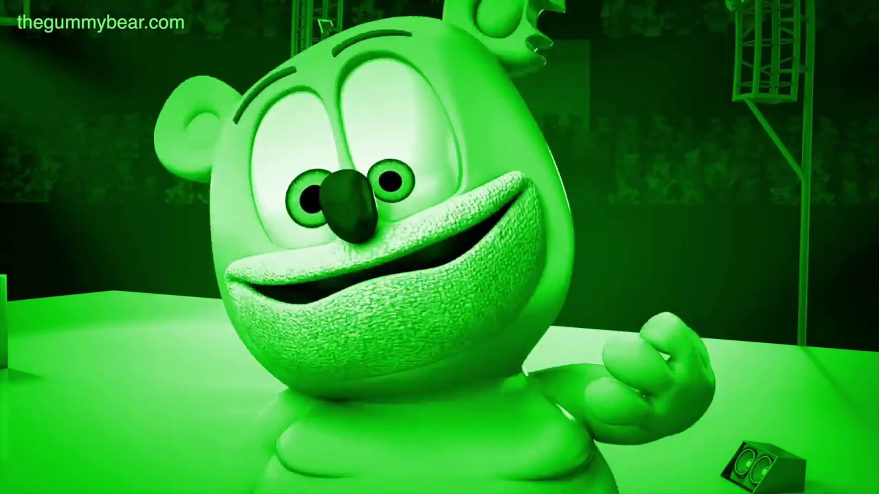GREEN Gummybear SPECIAL REQUEST Gummibär Romanian HD Gummy Bear Song