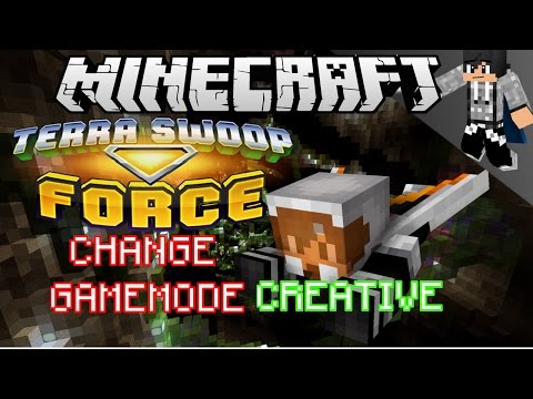 Minecraft: How to Cheat and Change gamemode in the Terra Swoop Force Map by the Noxcrew