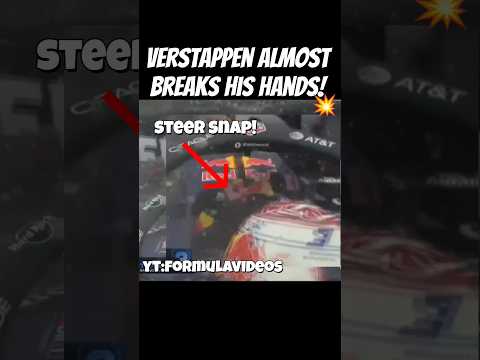 Video Verstappen Almost Breaks His Hands! Onboard Crash Verstappen Australia qualifying