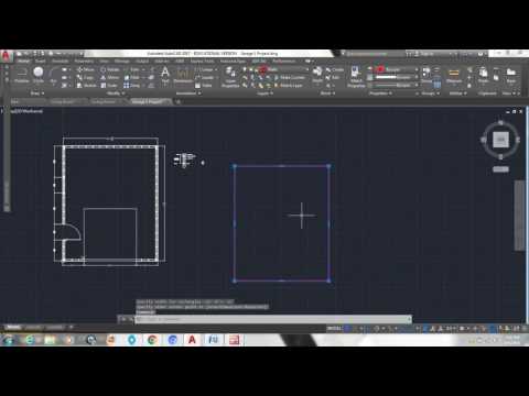 Garage Floor Plan Drawing 1