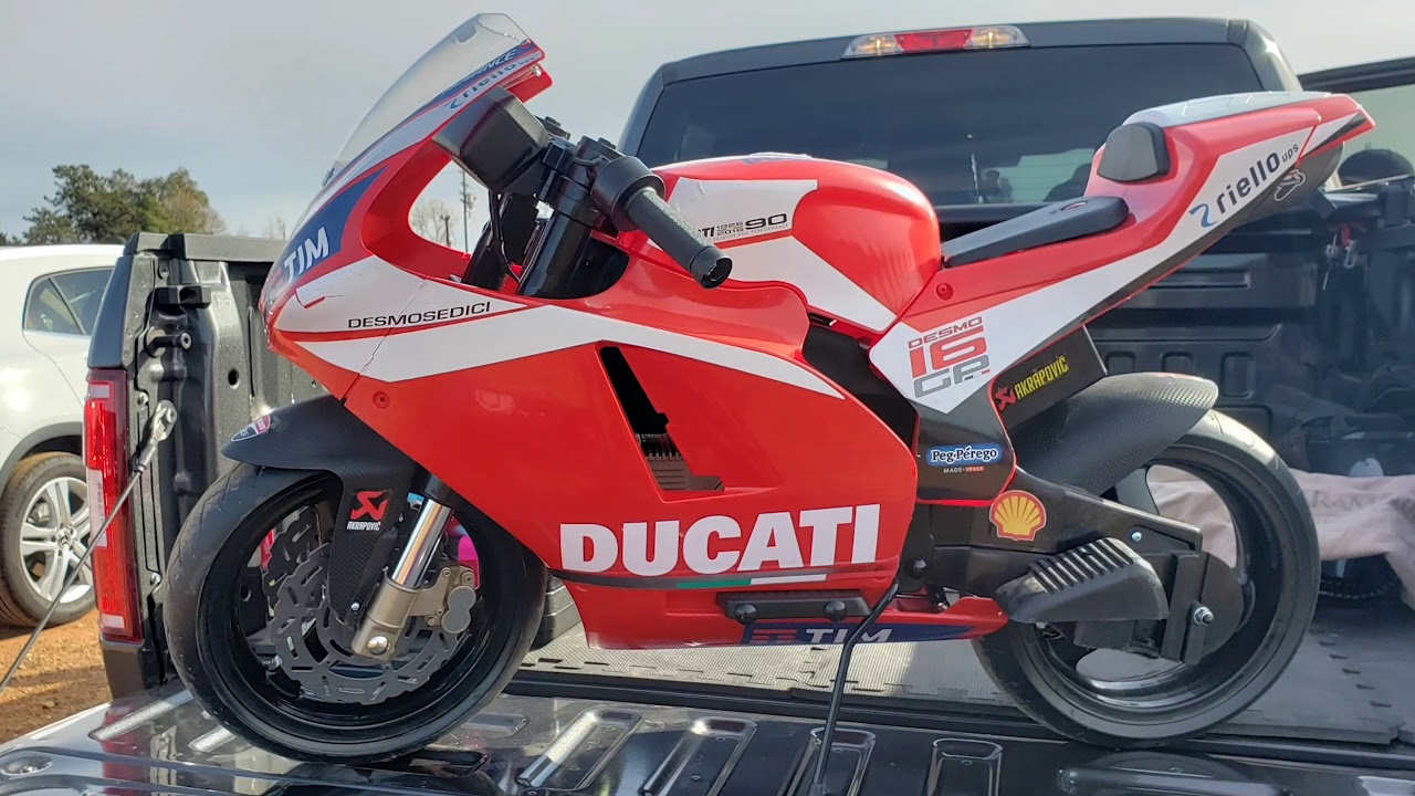Ducati by peg perego 12V for kids - CKRK kids - YouTube