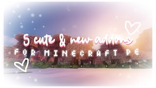 5 new cute addons for minecraft pe ☁️🌸 [wallpaper, decorations, animals & more] best aesthetic screenshot 5