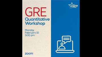GRE Quantitative Workshop | Haider Ali Shishmahal | USEFP | Feb 10