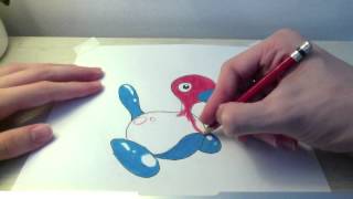 Drawing all the Pokemon: Number 233 Porygon2