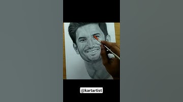 Drawing Sushant Singh Rajput ❤️ #shorts
