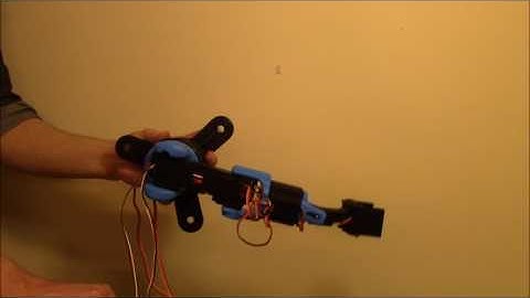 Testing 3D Printed Arduino robot Arm during Sideways operation