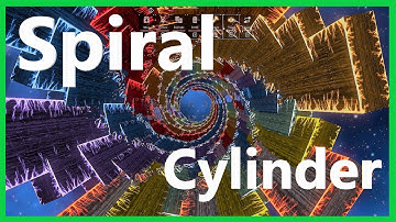 Spiral Cylinder - NMS Glitch Building - No Man