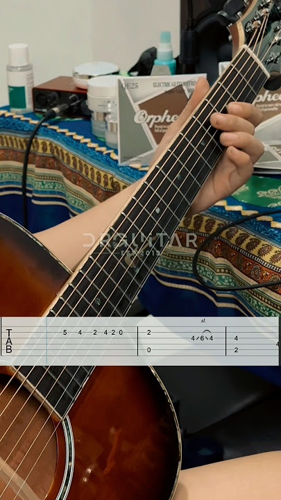 Sebatas Mimpi Intro Guitar and TAB NANO