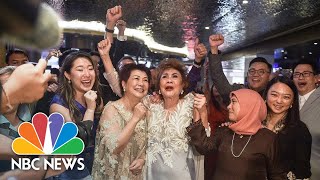 Michelle Yeoh's family celebrate Oscar win in Malaysia