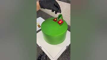 Chiếc bánh kem này làm dành tặng cho các chú công an 👮‍♀️ nhé #duykhuongbakery #xuhuong