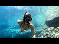 Amoudi Bay, Santorini, Greece (Freediving for treasure)