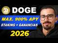 No apto para débiles: estrategia agresiva de staking token DOGE al 950% (2026)