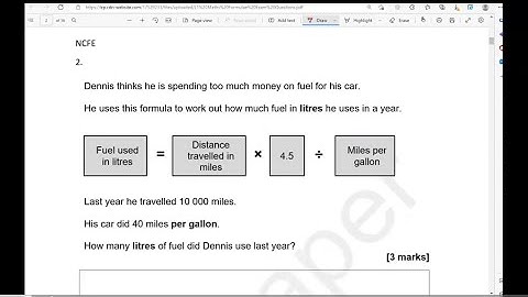 Formulae Exam Questions. Revise for your Level 1 Functional Skills Maths.