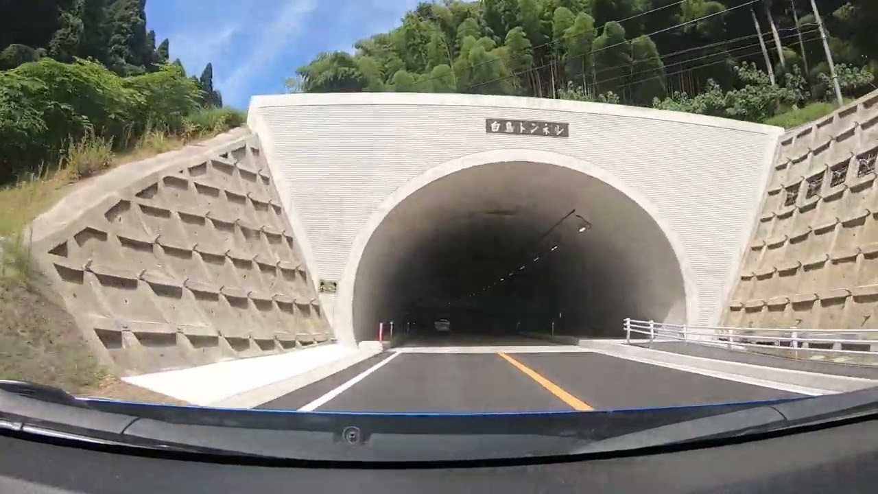 京都府道２８号　小倉西舞鶴線　白鳥トンネル（2025年5月24日　開通区間）