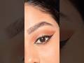 Brown Shimmery eyelook✨🤎#shorts #eyemakeup #browneyes #trendingsong #viralvideo