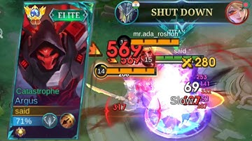 NEW ARGUS HYBRID DAMAGE BUILD 2025!!!💀 (must try) - Mobile Legends