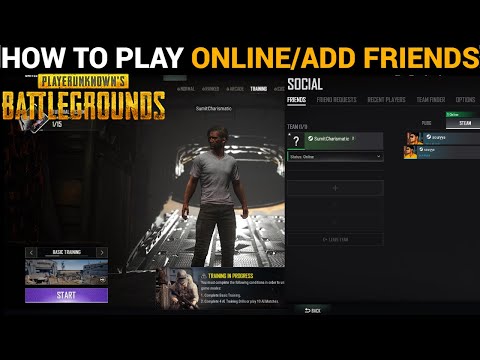 HOW TO PLAY MULTIPLAYER/ADD FRIENDS IN PUBG BATTLEGROUNDS