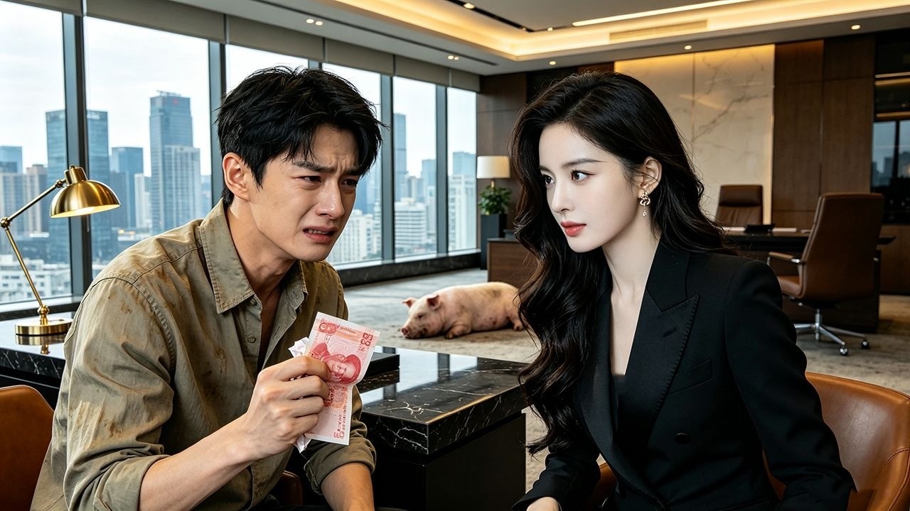 After years of hard work, the year-end bonus was replaced by the boss for a pig! He resigned and didn't dare return, until he discovered his seriously ill wife was actually the company boss! #短剧 #都市情感 #chinesedrama #热播短剧 #反转爽剧 #职场打脸
