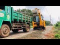 JCB Exacavating and Loading Dump Truck | Modern Road Construction Technology