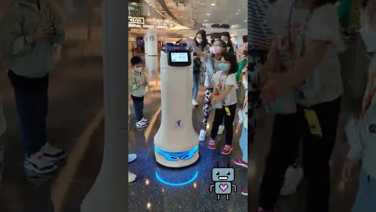 A Child-friendly Sanitizer robot