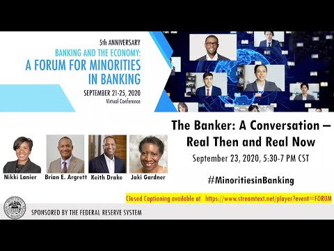 Minorities in Banking Conference: The Banker - YouTube