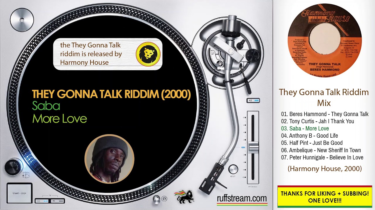 THEY GONNA TALK aka I’LL BE LONELY RIDDIM (2000) Beres Hammond + Anthony B + Half Pint + Others