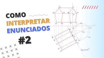 Como interpretar enunciado sobre Projecção de Sólido Assentes em Planos Verticais - DGD FÁCIL