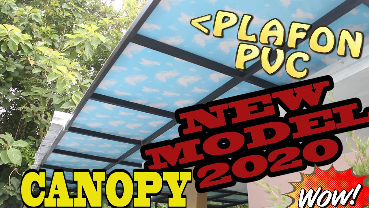 Canopy plafon PVC motif awan  Part 2 YouTube