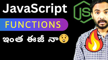 From Basics to Advanced: JavaScript Functions in Telugu