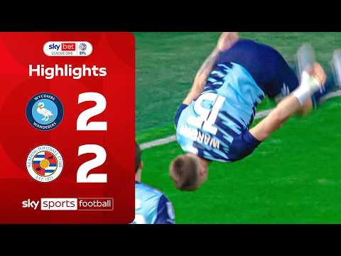 Danny Ings nets debut late equaliser! 😮‍💨 | Wycombe 2\u002D2 Reading | EFL Highlights