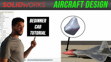 Solidworks Loft Basics - Design an Aircraft Nosecone (CAD Tutorial for Beginners! - B737 & F-22)