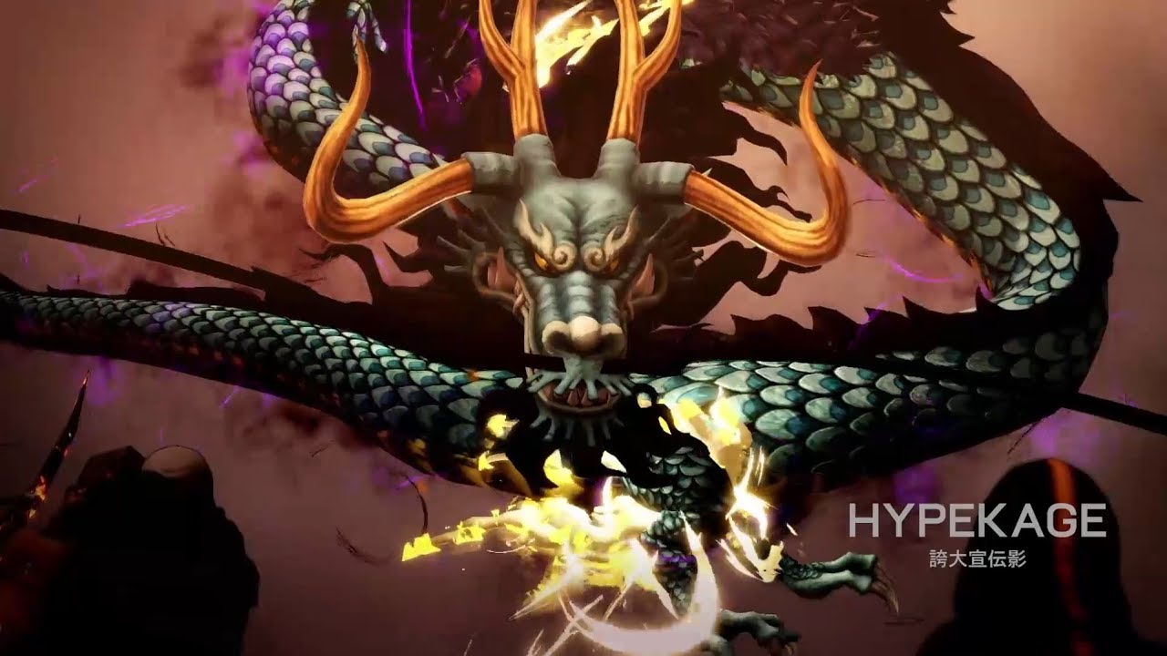 Straw Hat Luffy VS Kaido The Hundred Beasts Final Battle in Onigashima