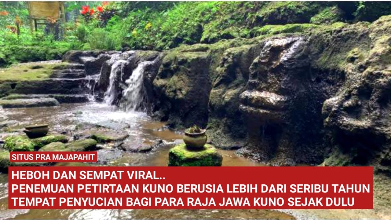 Petirtaan Kuno Berusia Lebih Dari Seribu Tahun Berhasil Ditemukan Ditepi Sungai