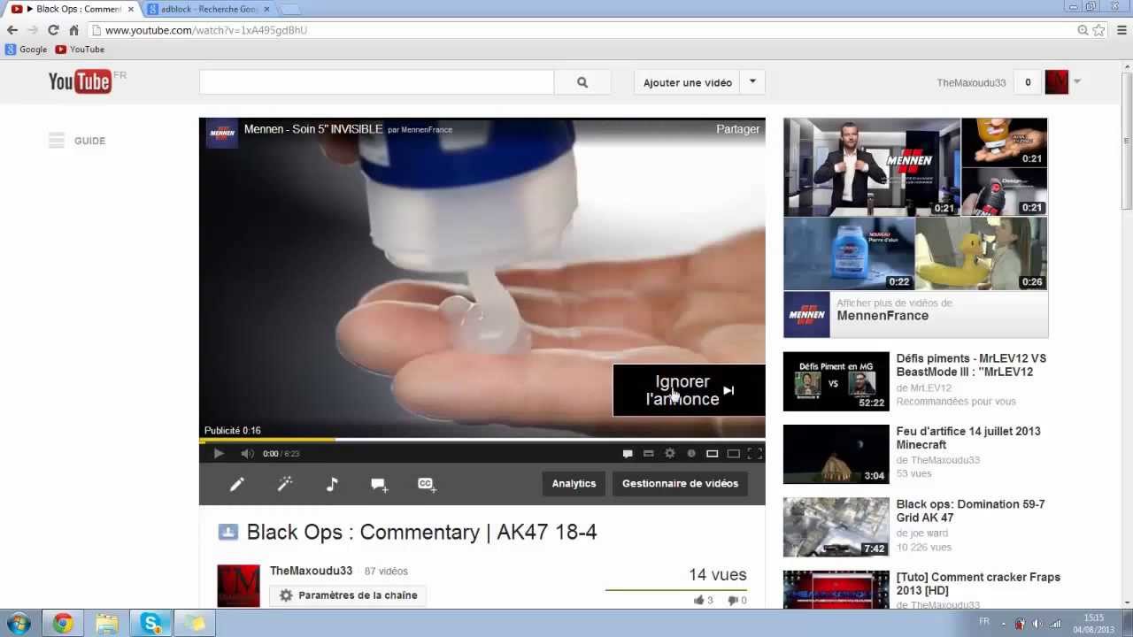 comment enlever TOUTES les pubs ! YouTube