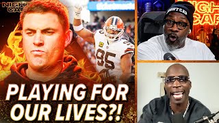 Unc & Ocho LOSE IT on Zac Taylor HATING on Myles Garrett's SACK RECORD celebration! | Nightcap