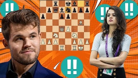 First class Magnus Carlsen vs Tania Sachdev 27