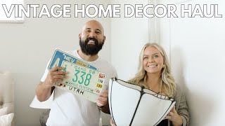 Vintage Home Decor Haul | Antique Home Decor | Thrift Home Decor Haul | Brandy Jackson