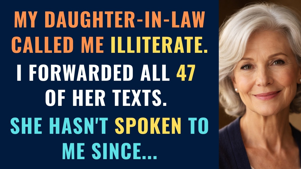 My Daughter-in-Law Thought I Was Illiterate — So I Forwarded Her Texts To The Whole Family..