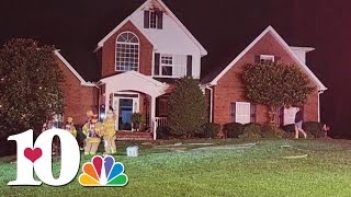 West Knox Co. home catches fire after lightning strike