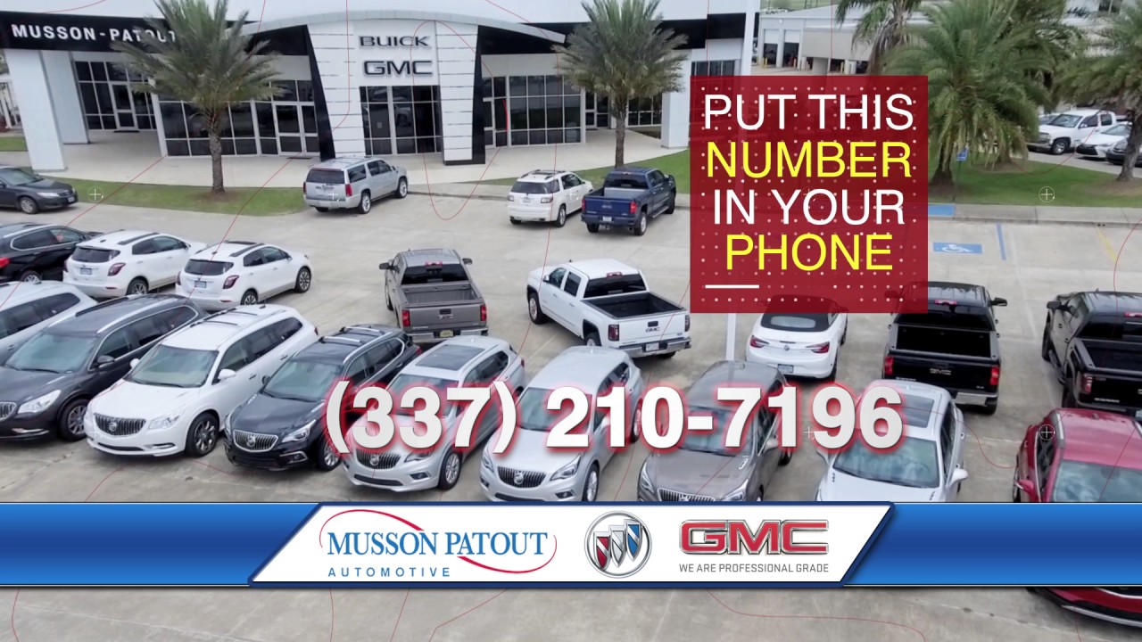 Musson Patout Buick, GMC New Iberia, LA (337) 2107196