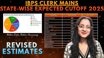IBPS Clerk Mains Expected Cutoff 2025 #banking #ibpsclerk