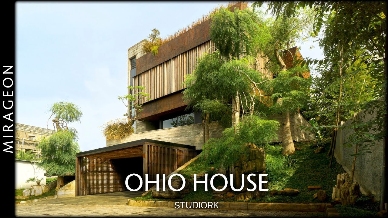 Rich Flora Landscape Defines the Living Spaces | Ohio House - YouTube
