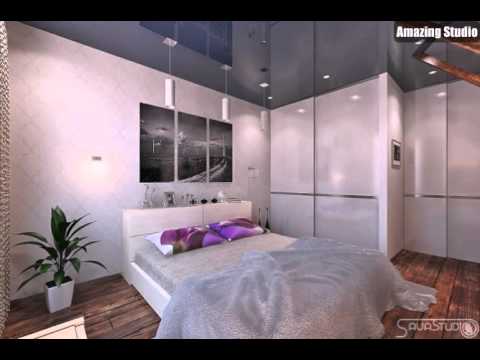 Lila, weiÃ, blau schlafzimmer gloss decke behandlung youtube