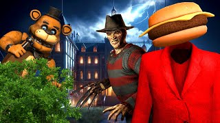 We Played Hide and Seek with SCARY MONSTERS in an Asylum in Gmod! (Garry's Mod)