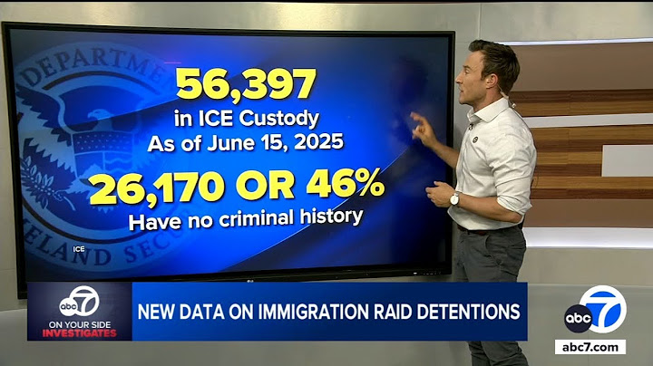 More than half arrested by ICE in LA area have no criminal history, data shows