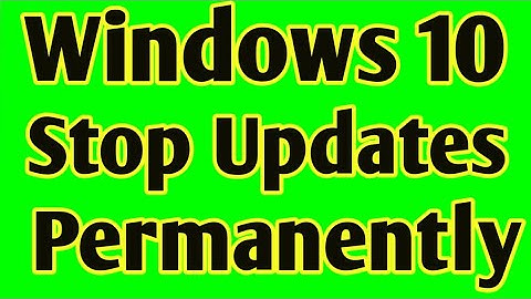 how to disable windows 10 update permanently || turn off windows update on windows 10 || Stop Win 10
