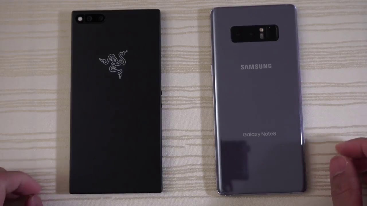 Galaxy Razer Razer Phone vs Galaxy Note 8 - Speed Test - YouTube